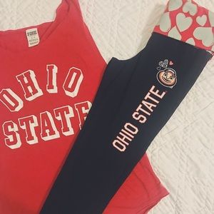 Pink OSU Yoga Leggings